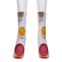 Masala Spices Food Crew Socks by artworkshop