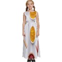 Masala Spices Food Kids  Satin Sleeveless Maxi Dress View1