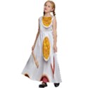 Masala Spices Food Kids  Satin Sleeveless Maxi Dress View2