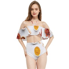 Masala Spices Food Halter Flowy Bikini Set  by artworkshop