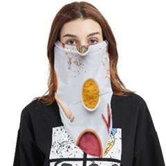 Masala Spices Food Face Covering Bandana (triangle) by artworkshop