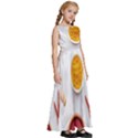 Masala Spices Food Kids  Satin Sleeveless Maxi Dress View3