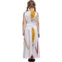 Masala Spices Food Kids  Satin Sleeveless Maxi Dress View4