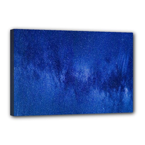 Milky Way Stars Night Sky Canvas 18  X 12  (stretched) by artworkshop