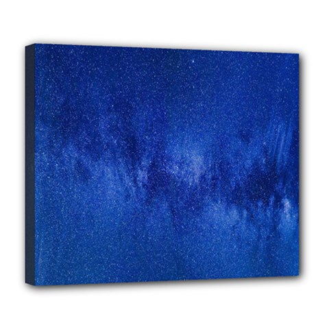 Milky Way Stars Night Sky Deluxe Canvas 24  X 20  (stretched) by artworkshop