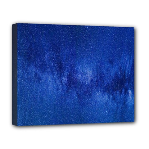 Milky Way Stars Night Sky Deluxe Canvas 20  X 16  (stretched) by artworkshop