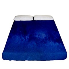 Milky Way Stars Night Sky Fitted Sheet (california King Size) by artworkshop