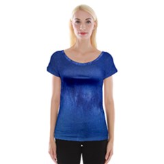 Milky Way Stars Night Sky Cap Sleeve Top by artworkshop