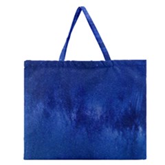 Milky Way Stars Night Sky Zipper Large Tote Bag by artworkshop