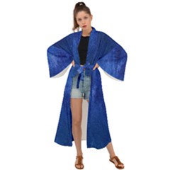 Milky Way Stars Night Sky Maxi Kimono by artworkshop