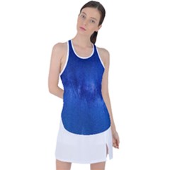 Milky Way Stars Night Sky Racer Back Mesh Tank Top by artworkshop