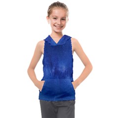 Milky Way Stars Night Sky Kids  Sleeveless Hoodie by artworkshop