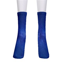 Milky Way Stars Night Sky Crew Socks by artworkshop