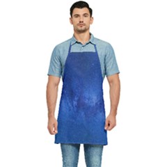 Milky Way Stars Night Sky Kitchen Apron by artworkshop