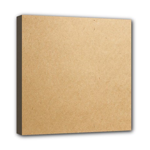 Paper Brown Mini Canvas 8  X 8  (stretched) by artworkshop