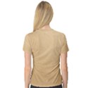 Paper Brown V-Neck Sport Mesh Tee View2