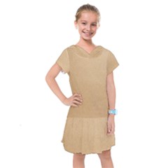 Paper Brown Kids  Drop Waist Dress by artworkshop