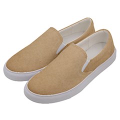 Paper Brown Men s Canvas Slip Ons by artworkshop