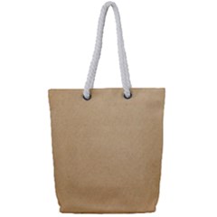 Paper Brown Full Print Rope Handle Tote (small) by artworkshop