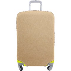 Paper Brown Luggage Cover (large) by artworkshop