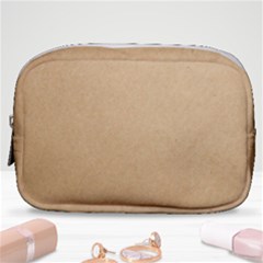 Paper Brown Make Up Pouch (small) by artworkshop