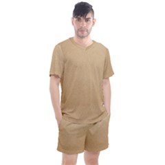 Paper Brown Men s Mesh Tee And Shorts Set