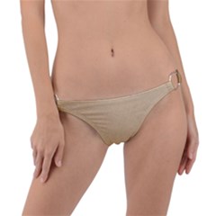 Paper Brown Ring Detail Bikini Bottom by artworkshop