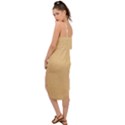 Paper Brown Waist Tie Cover Up Chiffon Dress View2