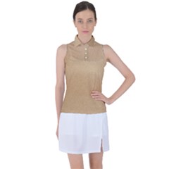 Paper Brown Women s Sleeveless Polo Tee by artworkshop