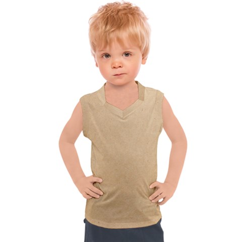 Paper Brown Kids  Sport Tank Top by artworkshop