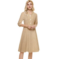 Paper Brown Classy Knee Length Dress