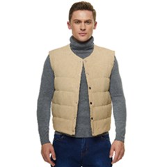 Paper Brown Men s Short Button Up Puffer Vest	