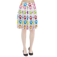 Paw Print Pleated Skirt by artworkshop