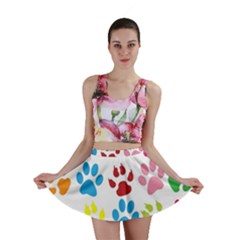 Paw Print Mini Skirt by artworkshop