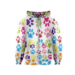 Paw Print Kids  Zipper Hoodie