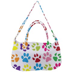 Paw Print Removal Strap Handbag by artworkshop