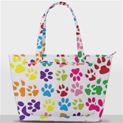 Paw Print Back Pocket Shoulder Bag  by artworkshop