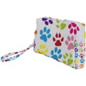 Paw Print Wristlet Pouch Bag (Small) View1