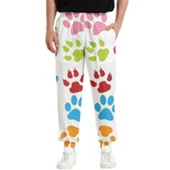 Paw Print Men s Elastic Waist Pants by artworkshop