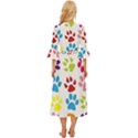 Paw Print Midsummer Wrap Dress View4