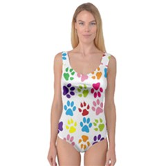 Paw Print Princess Tank Leotard  by artworkshop