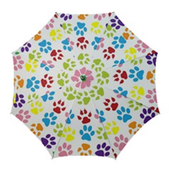 Paw Print Golf Umbrellas by artworkshop