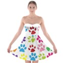 Paw Print Strapless Bra Top Dress View1