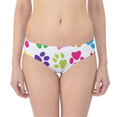 Paw Print Hipster Bikini Bottoms by artworkshop