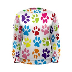 Paw Print Women s Sweatshirt by artworkshop