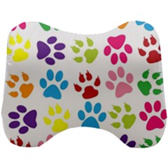 Paw Print Head Support Cushion by artworkshop