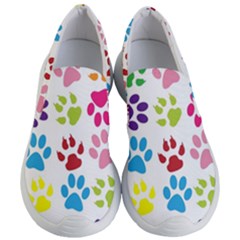 Paw Print Women s Lightweight Slip Ons by artworkshop