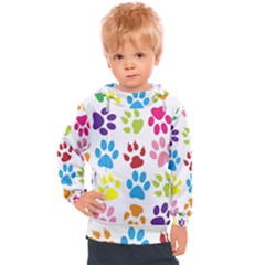 Paw Print Kids  Hooded Pullover by artworkshop