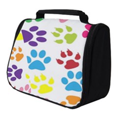 Paw Print Full Print Travel Pouch (small) by artworkshop