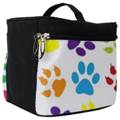 Paw Print Make Up Travel Bag (big) by artworkshop